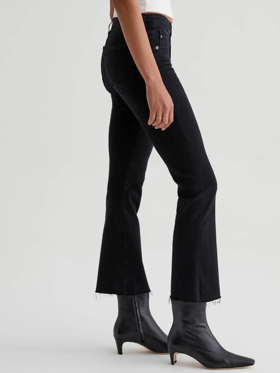 Ag Farrah Boot Crop jeans black sz 31 - Picture 2 of 9